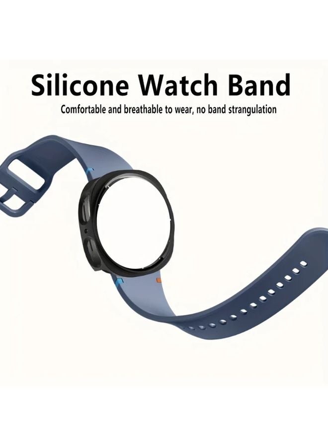 Purple Silicone Strap And TPU Case For Samsung Galaxy Watch 8 40MM - Image 5